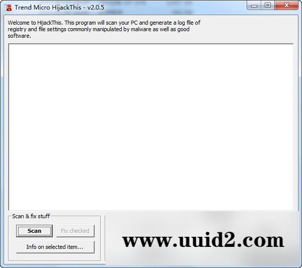 HijackThis(浏览器被劫持修复工具)v2.0.5