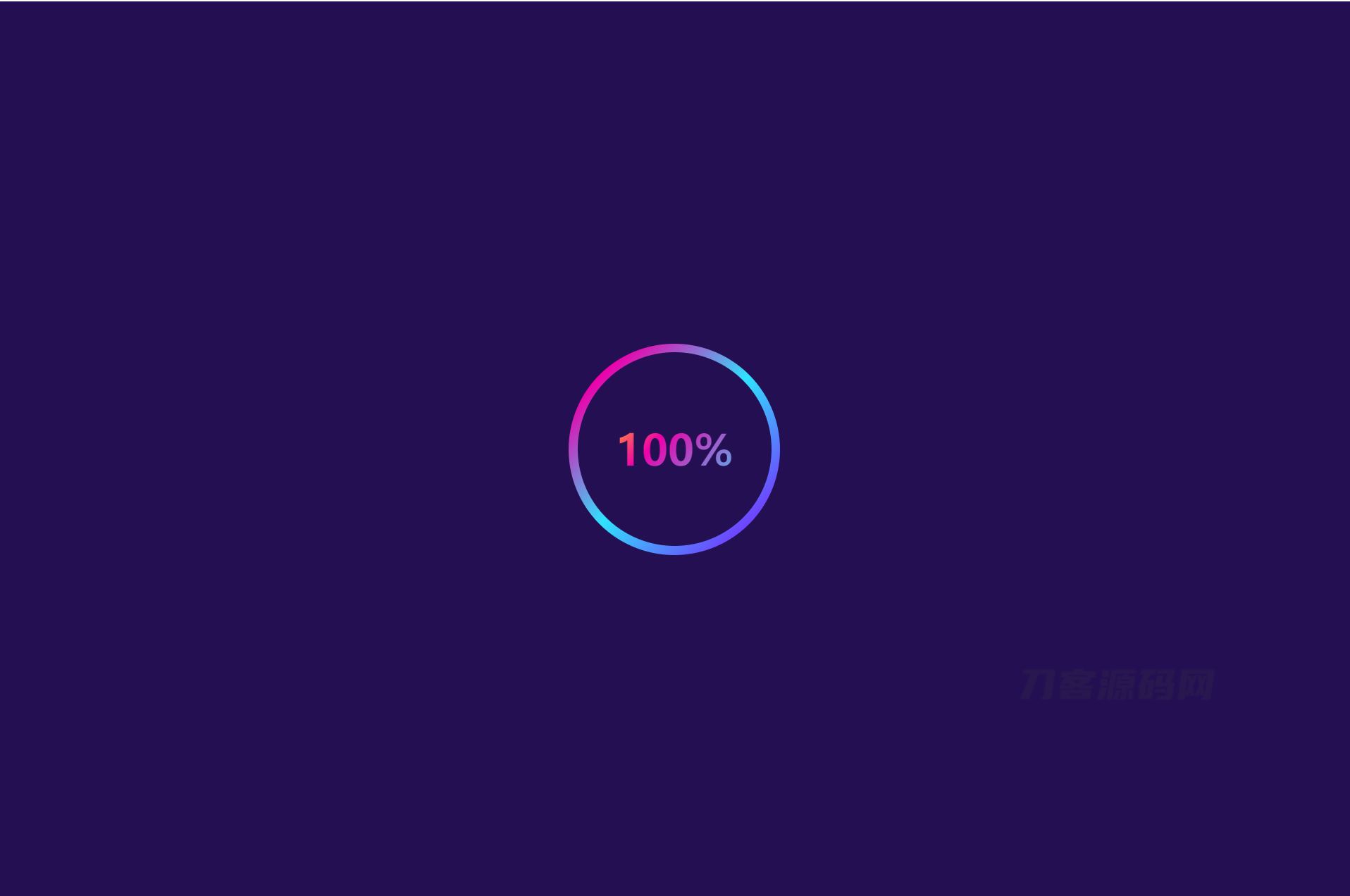 渐变闪亮预加载HTML动画源码