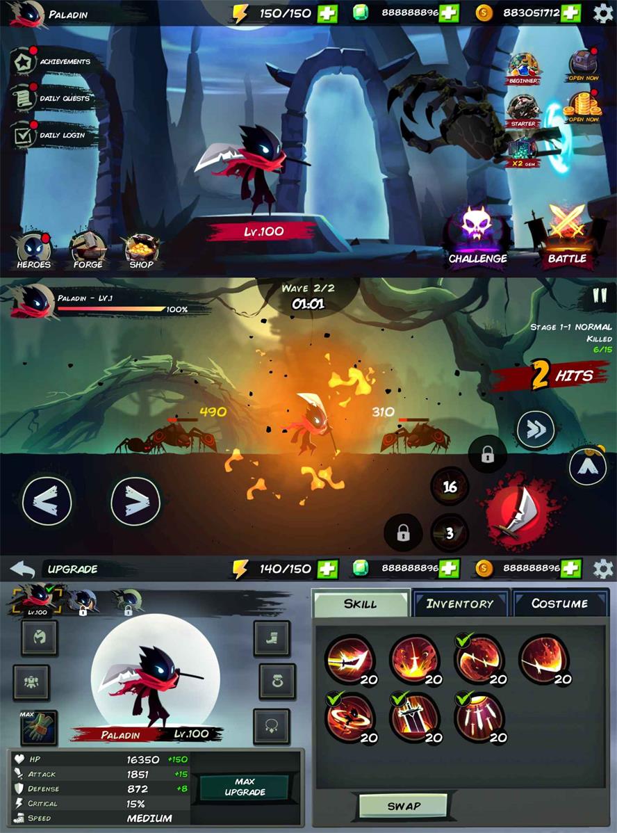 动作冒险战斗游戏 暗影刺客