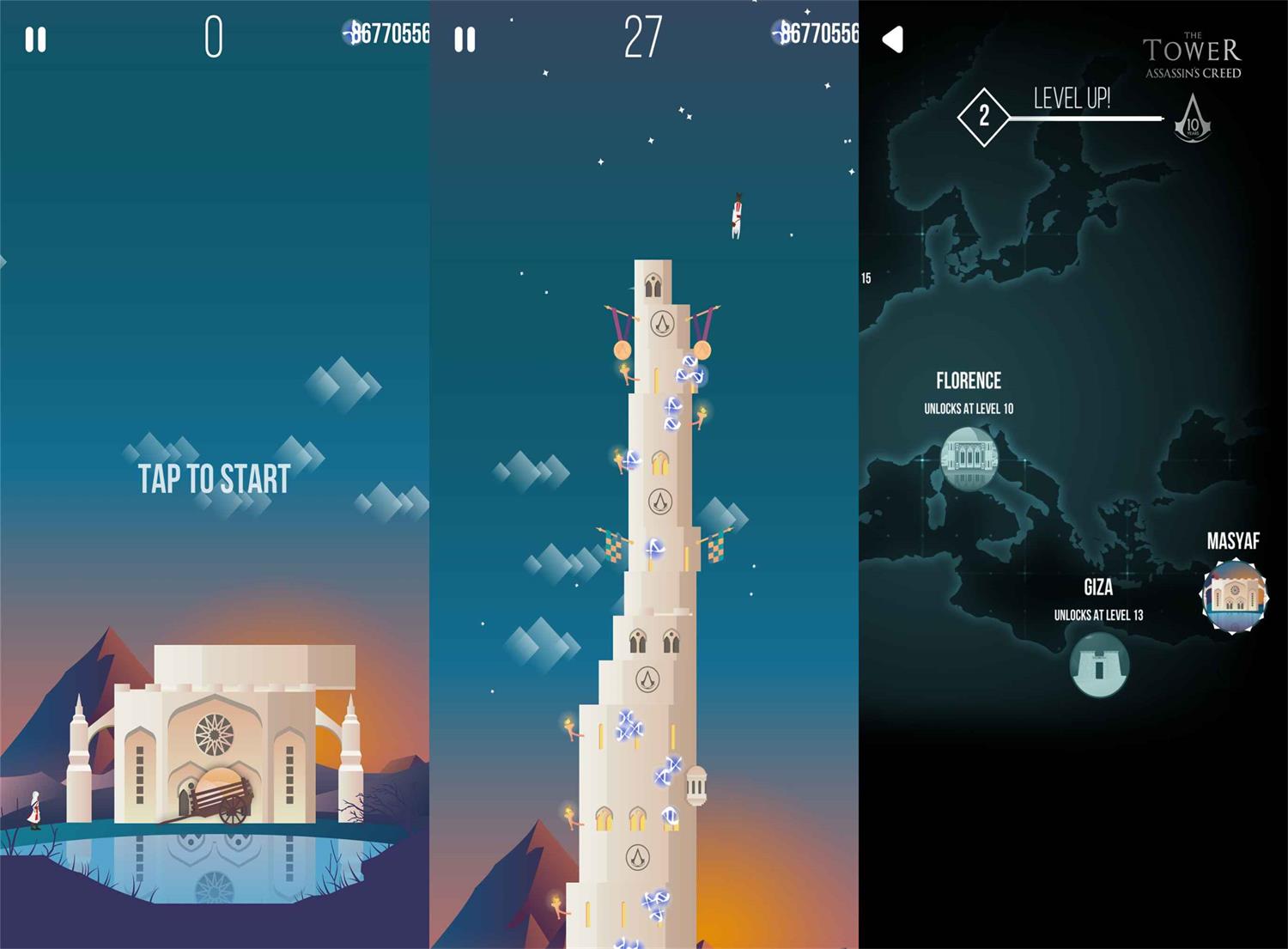 休闲小游戏 刺客信条通天塔