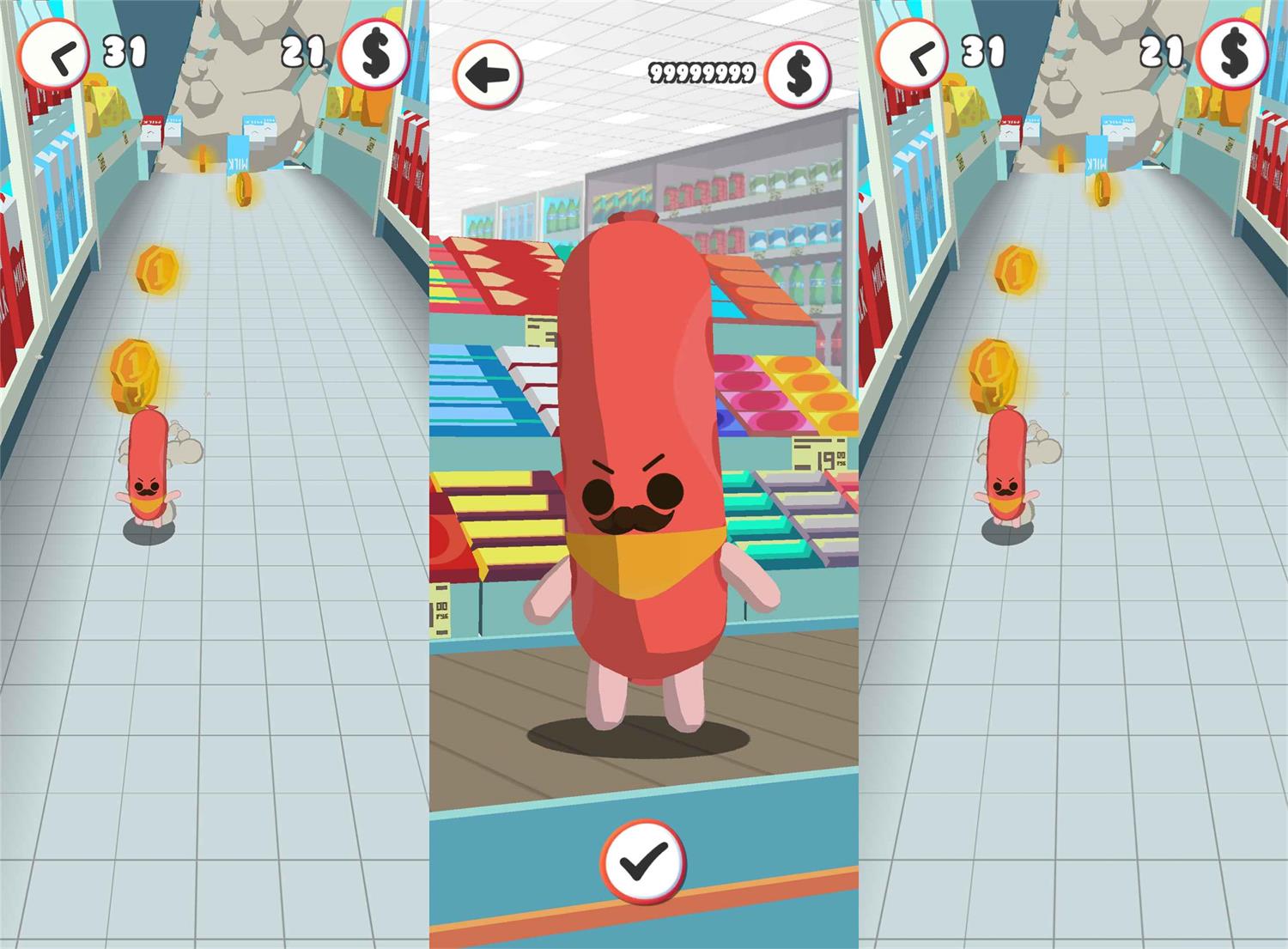 酷跑闯关逃生游戏 食物大逃亡