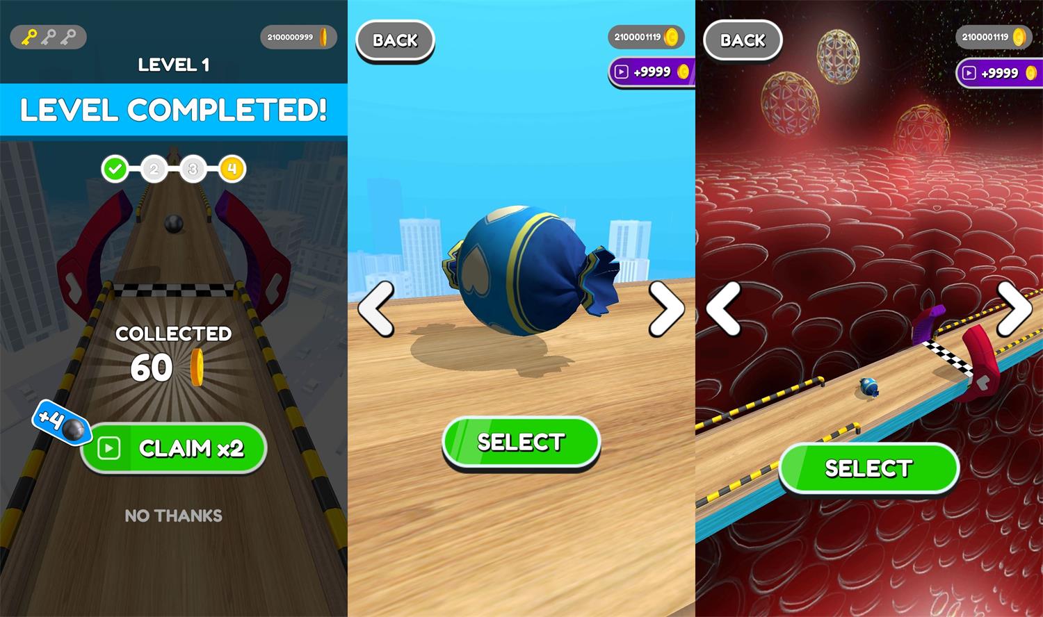 休闲冒险系列游戏 滚球竞速