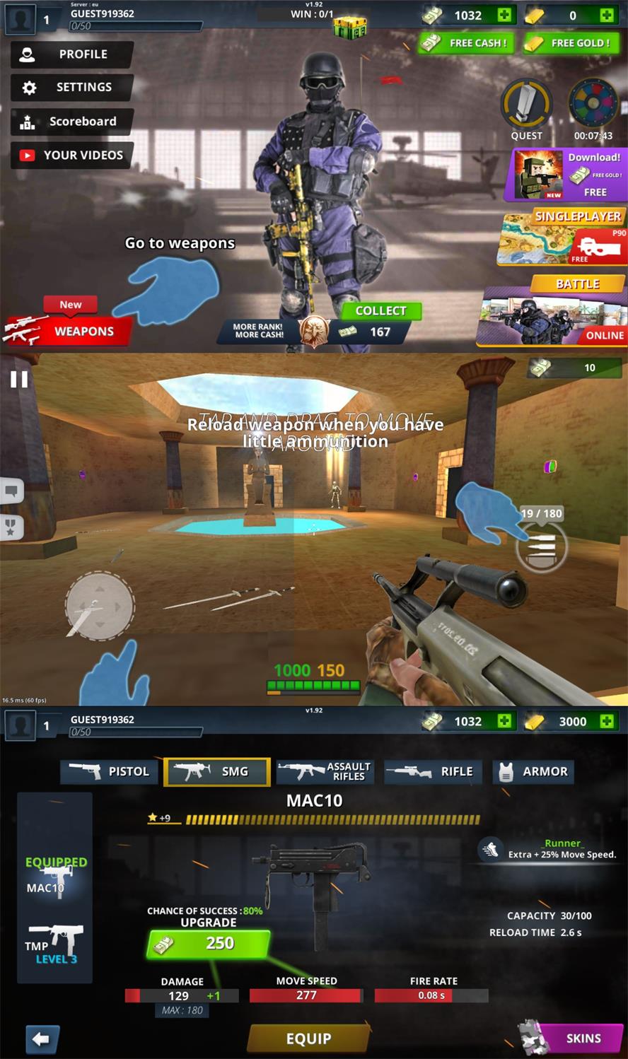 FPS竞技场射击游戏 特别行动