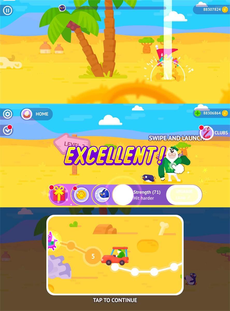 趣味闯关游戏 高尔夫球手