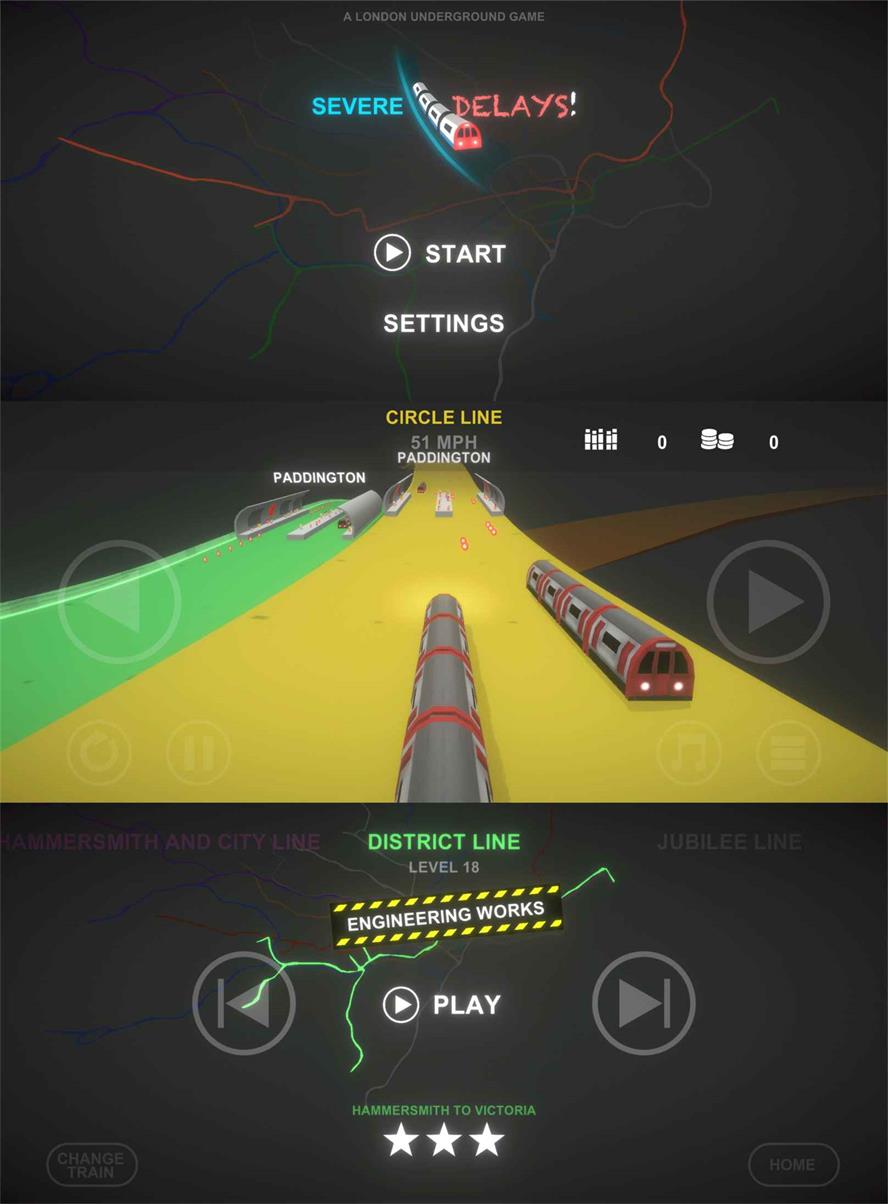 别具一格的酷跑游戏 地铁延误