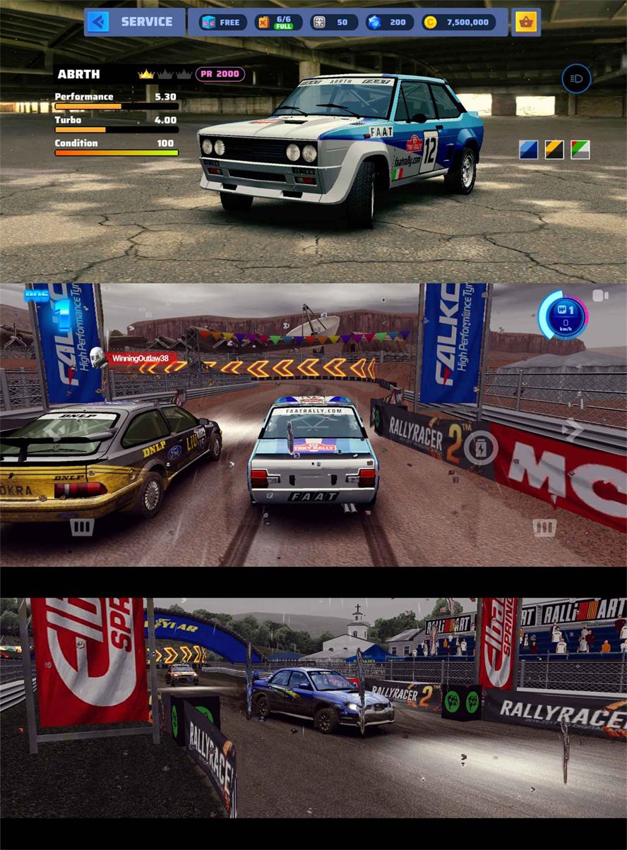 休闲闯关竞速游戏 第一拉力赛