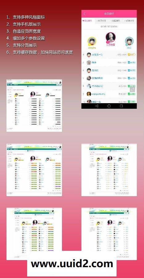 [Q]会员排行榜 V4.0 DZ论坛 Discuz插件 商业版