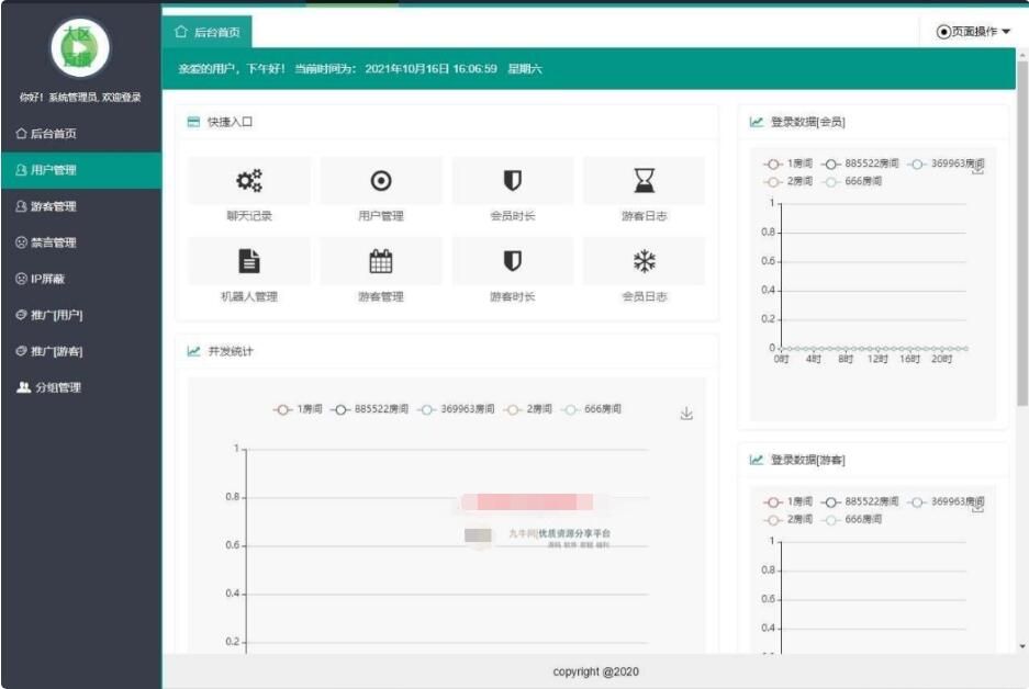 thinkphp内核大区财经直播系统喊单系统股票外汇直播间聊天室源码兼容苹果安卓