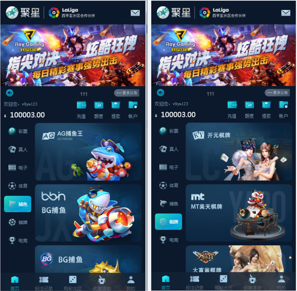 聚星完整源码 UI超级好看+对接NG接口+双玩系统