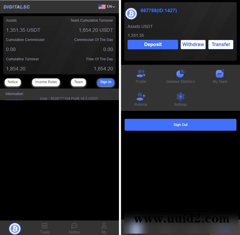 出海源码英文版虚拟币投资系统 USDT充值源码下载 无教程