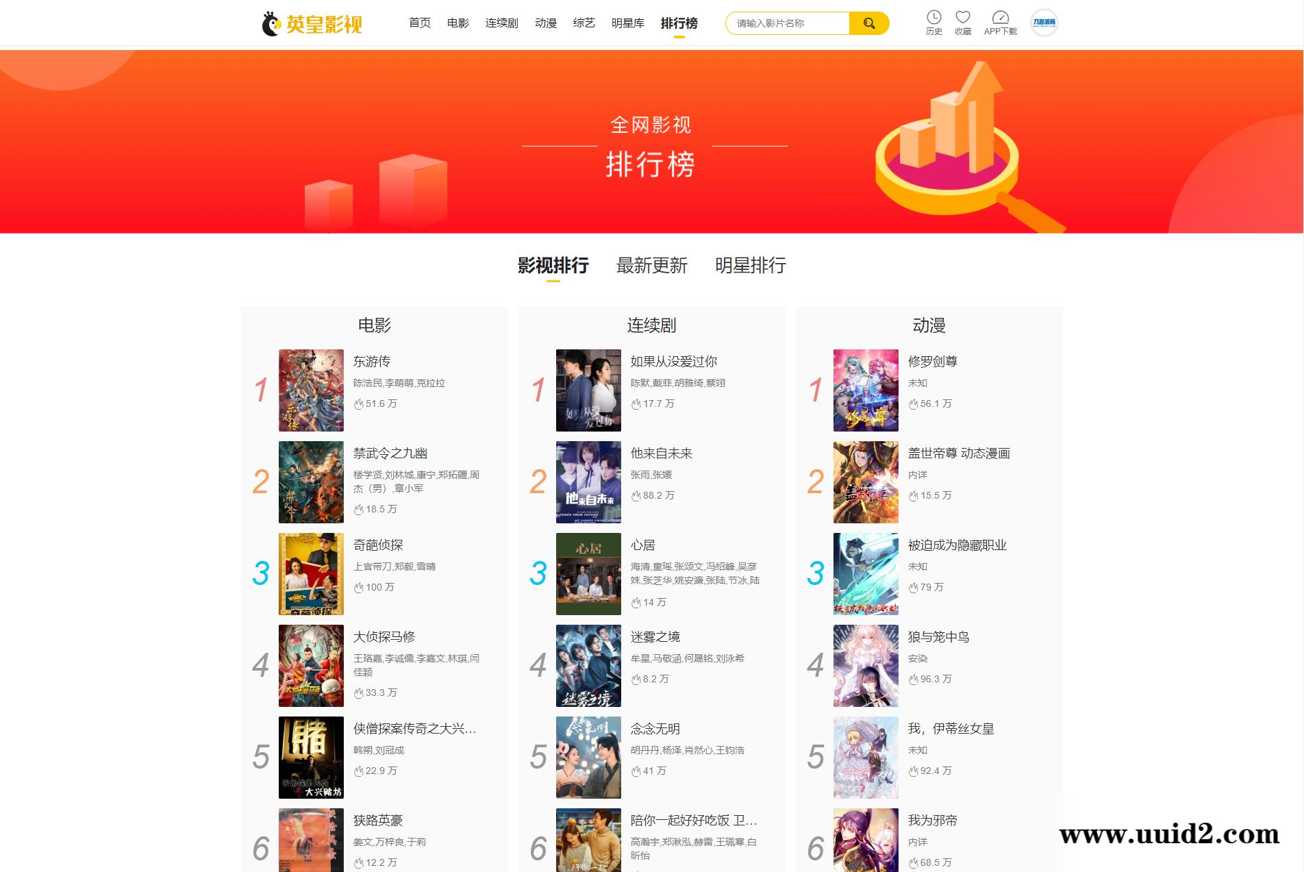 2022最新英皇cms影视网站系统源码_多种模板_自带采集_支持APP