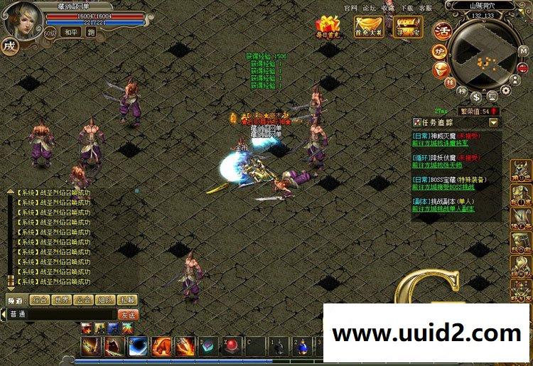 龙城传奇类网页游戏一键端单人进副本GM刷元宝金钱经验值