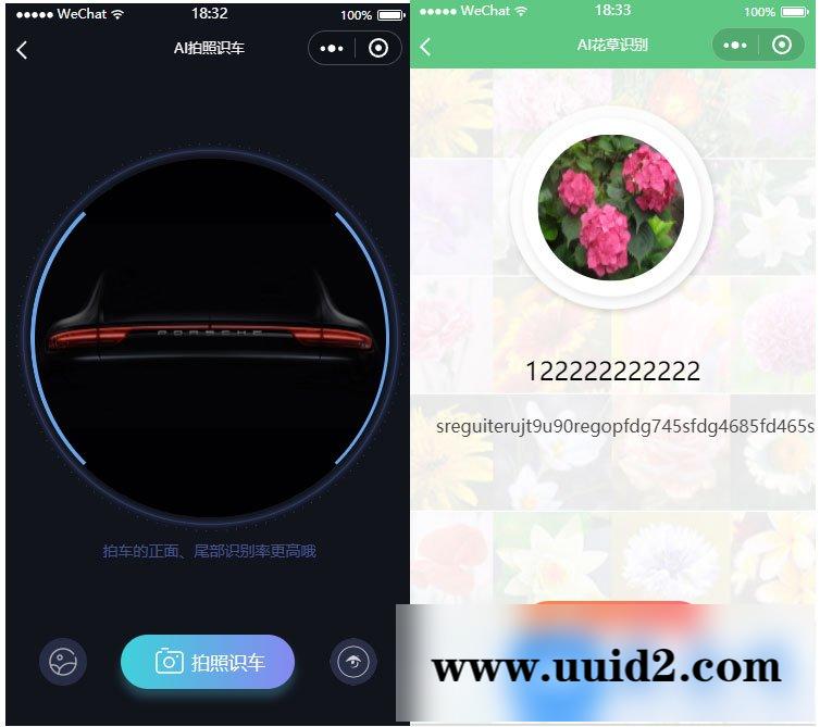模块:灵石AI识别大全V2.10 小程序前端+后端