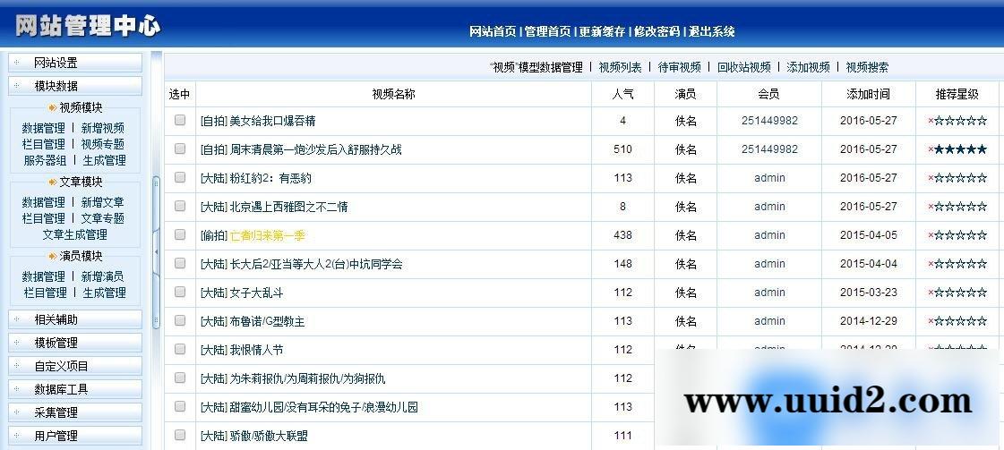 福利源码 程氏CMS内核+手机WAP版+火车头发布模块