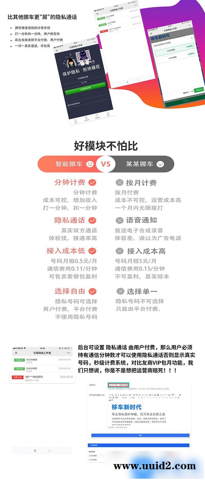 通用功能模块:智能挪车V1.8.5商业多开版 原版