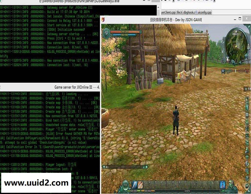 网络游戏【剑侠情缘3】服务端+客户端+详细图文架设教程爱好者整理步骤详细资料全