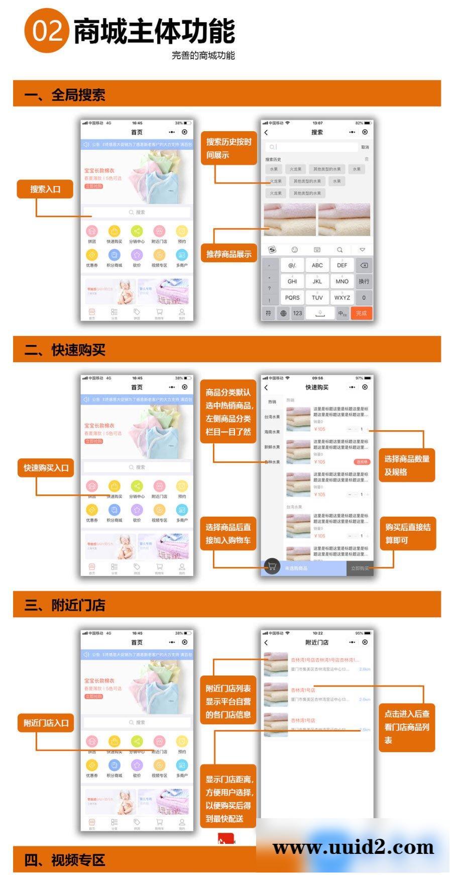 模块:超云分销多商户营销商城V1.3.0 小程序前端+后端